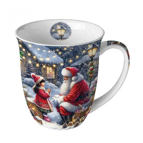 Talking to Santa porcelánbögre 0,4l, AMB.38420055