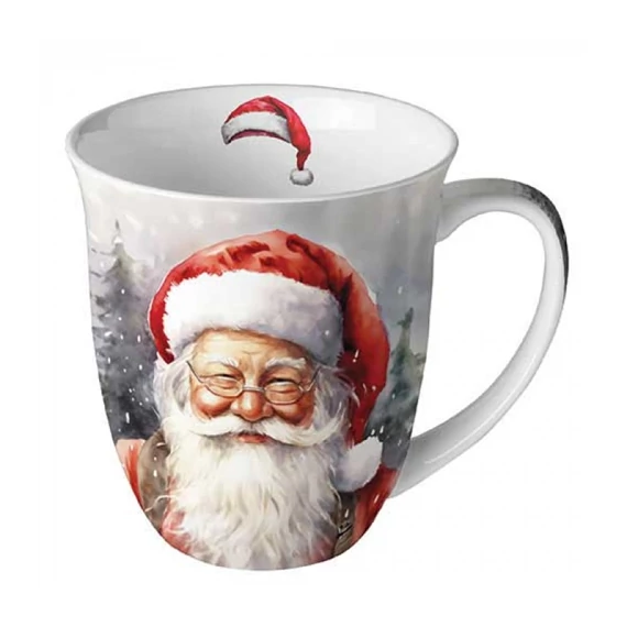 Happy Santa porcelánbögre 0,4l, AMB.38419075