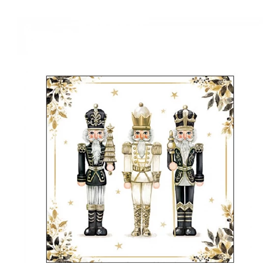 Royal nutcrackers papírszalvéta 25x25cm, 20db-os, AMB.32519990