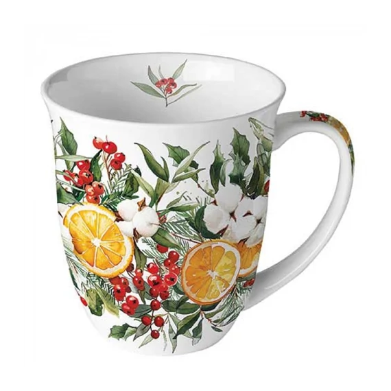 Winter Oranges porcelánbögre 0,4l, AMB.38419935