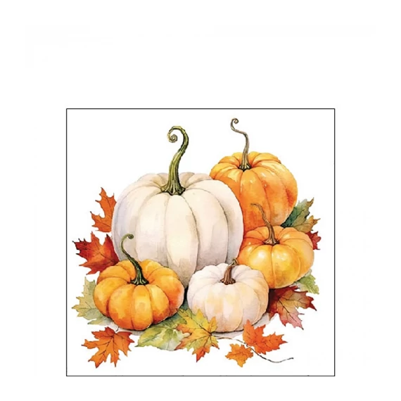 Pumpkin season papírszalvéta 25x25cm, 20db-os, AMB.12518815