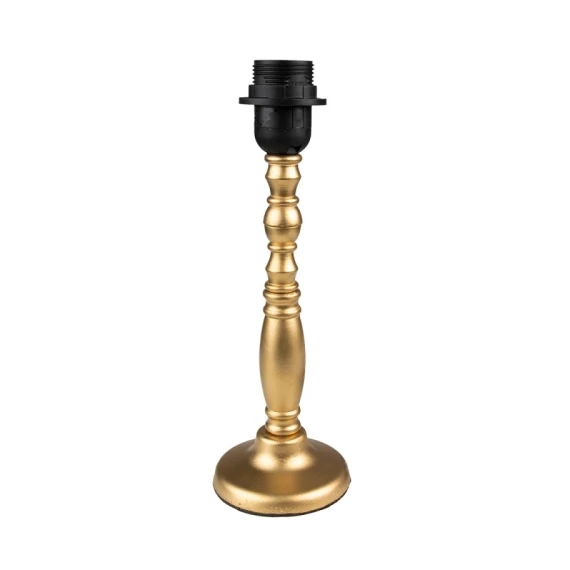 Fa lámpatest arany színű, 10x30cm, CLEEF.6LMP253GO