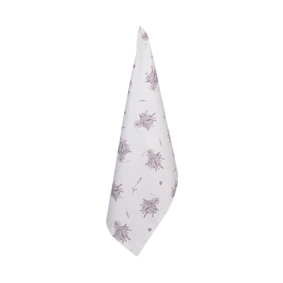 Konyharuha 50x70cm, 100% pamut, Lavender Garden, CLEEF.LAG42