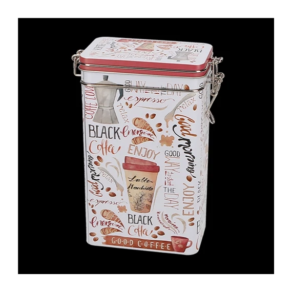 Fémdoboz 117x76x196mm, 500g, Good Coffee, T.B.GC209