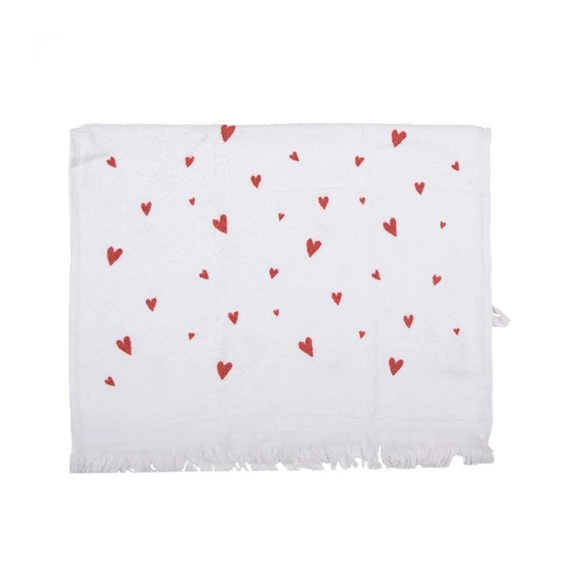 Konyhai kéztörlő 40x66cm pamut, Hearts, CLEEF.CTFAS-1