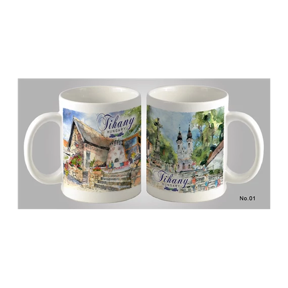 Porcelánbögre, Tihany, CZW.bög-TIH01