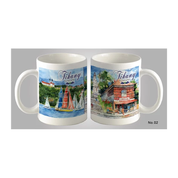 Porcelánbögre, Tihany, CZW.bög-TIH02