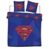 Kép 1/3 - Superman Blue dupla, kétszemélyes ágyneműhuzat 240×220cm, 65x65 cm