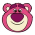 Kép 2/2 - Disney Játékháború Lotso formapárna, díszpárna Velúr