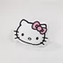 Kép 2/2 - Hello Kitty Pink Bow formapárna, díszpárna Velúr