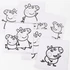 Kép 3/6 - Peppa malac Fun számos kifestő szett