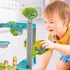 Kép 5/5 - Színes Fun Garage készségfejlesztő garázs szett bukfencező kisautóval Clementoni