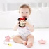 Kép 3/4 - Disney Minnie plüss labdafigura, baba csörgő Clementoni