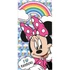 Kép 1/2 - Disney Minnie Rainbows fürdőlepedő, strand törölköző 70x140cm