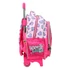 Kép 2/2 - Barbie Love gurulós ovis hátizsák, táska 30 cm
