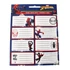 Kép 1/3 - Pókember World of Webs füzetcímke 16 db-os