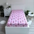 Kép 2/2 - Disney Minnie Flowers gumis lepedő 90x200 cm