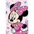 Kép 1/3 - Disney Minnie Flowers mikroflanel takaró 100x150cm
