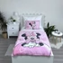Kép 2/4 - Disney Minnie Powder Pink gyerek, ovis ágyneműhuzat 100×135 cm, 40×60 cm
