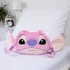 Kép 3/4 - Disney Lilo és Stitch, A csillagkutya Angel Pink 3D formapárna, díszpárna 35 cm