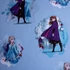 Kép 3/3 - Disney Jégvarázs Blue Leaves gumis lepedő 90*200 cm