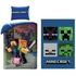Kép 4/4 - Minecraft Steve and Alex ágyneműhuzat és polár takaró szett