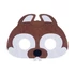 Kép 1/2 - Beaver, Hód filc maszk 17,5 cm