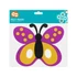 Kép 2/2 - Pillangó Butterfly filc maszk 18 cm