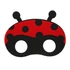 Kép 1/2 - Katicabogár Ladybug filc maszk 18,5 cm Kép 1/2 - Katicabogár Ladybug filc maszk 18,5 cm