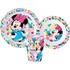 Kép 1/2 - Disney Minnie Feel Good étkészlet, micro műanyag szett, pohárral 260 ml