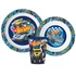 Kép 1/2 - Hot Wheels Blue Fire étkészlet, micro műanyag szett pohárral 260 ml