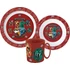 Kép 1/3 - Harry Potter School Shields étkészlet, micro műanyag szett bögrével 350 ml