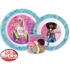 Kép 2/2 - Barbie Stylish étkészlet, micro műanyag szett bögrével 265 ml