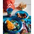 Kép 2/2 - Super Mario Mushroom Kingdom étkészlet, műanyag szett