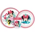 Kép 1/2 - Disney Minnie Being More csúszásmentes étkészlet, micro műanyag szett