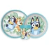 Kép 1/2 - Bluey Leaves csúszásmentes étkészlet, micro műanyag szett