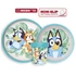 Kép 2/2 - Bluey Leaves csúszásmentes étkészlet, micro műanyag szett