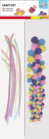 Színes Pom-Pom kreatív szett