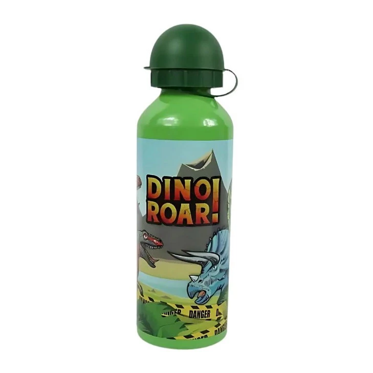Dinoszaurusz Roar alumínium kulacs ivókupakkal 500 ml