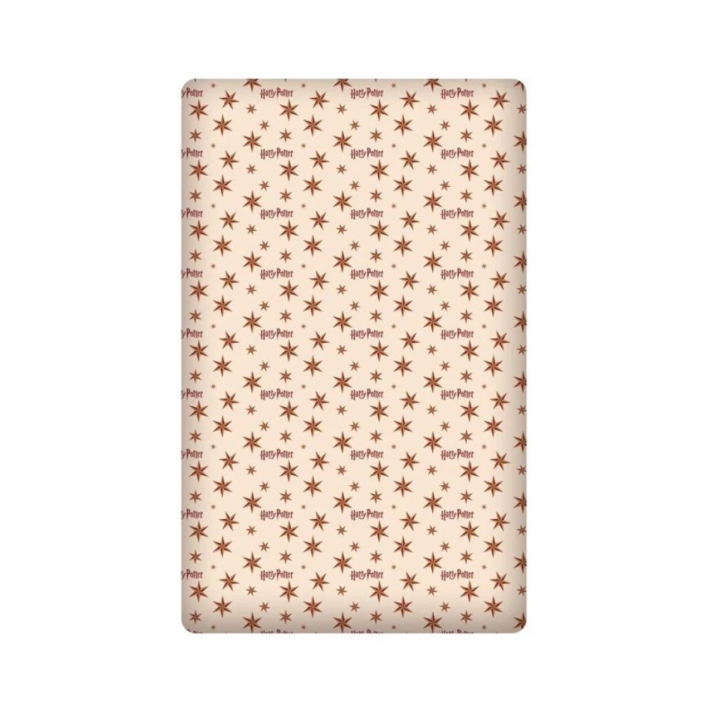 Harry Potter Beige Star gumis lepedő 90x200 cm