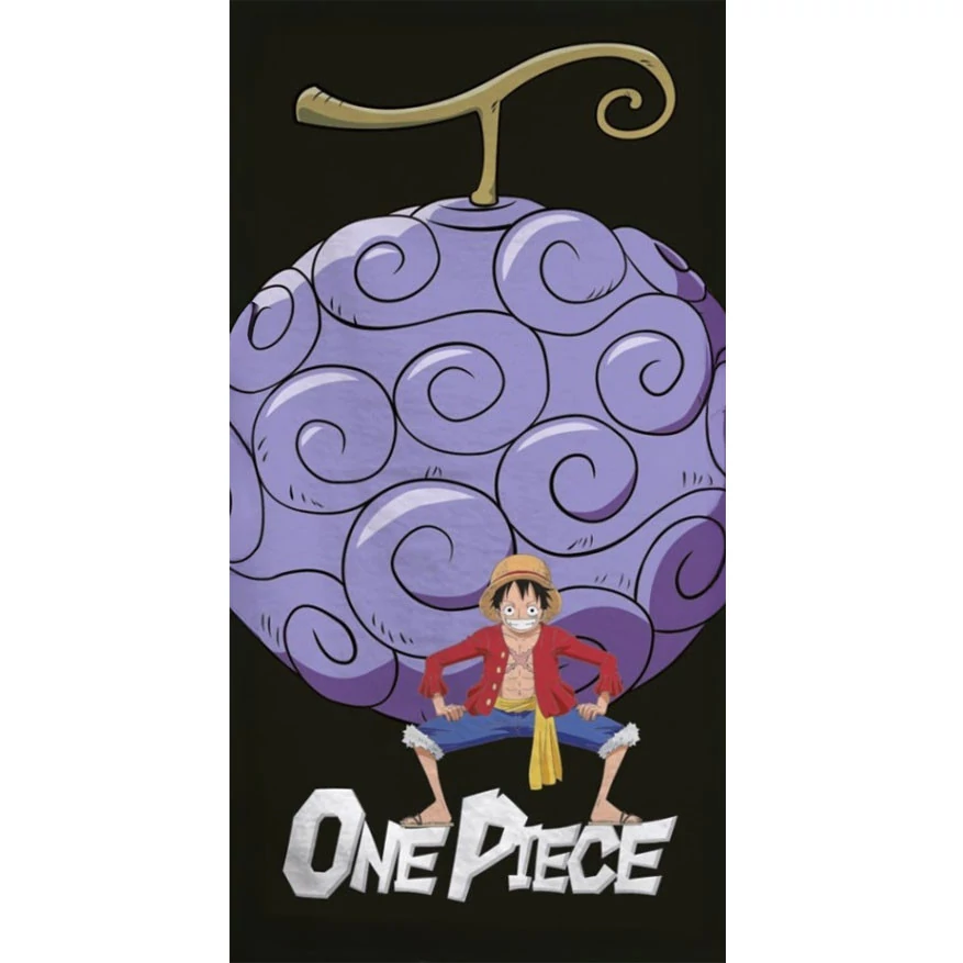 One Piece Devil Fruit fürdőlepedő, strand törölköző 70x140cm (Fast Dry)