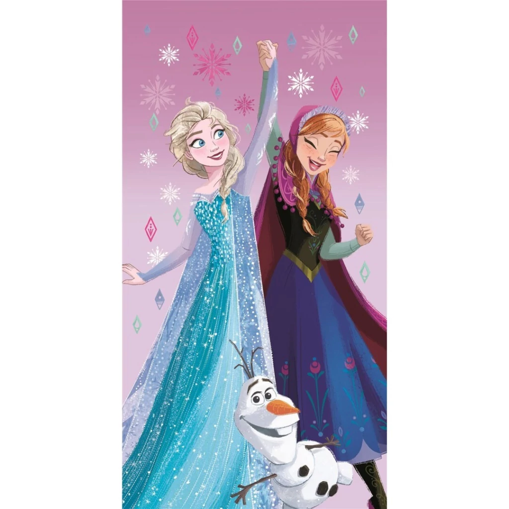 Disney Jégvarázs Wonderland fürdőlepedő, strand törölköző 70x140cm (Fast Dry)