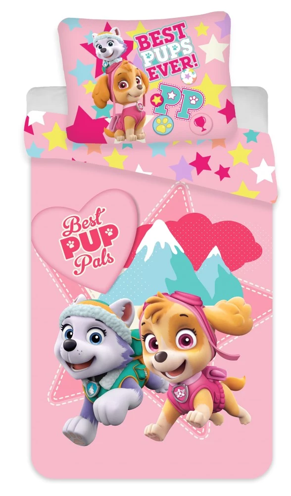 Mancs Őrjárat Best Pup Pals gyerek, ovis ágyneműhuzat 100×135cm, 40×60 cm