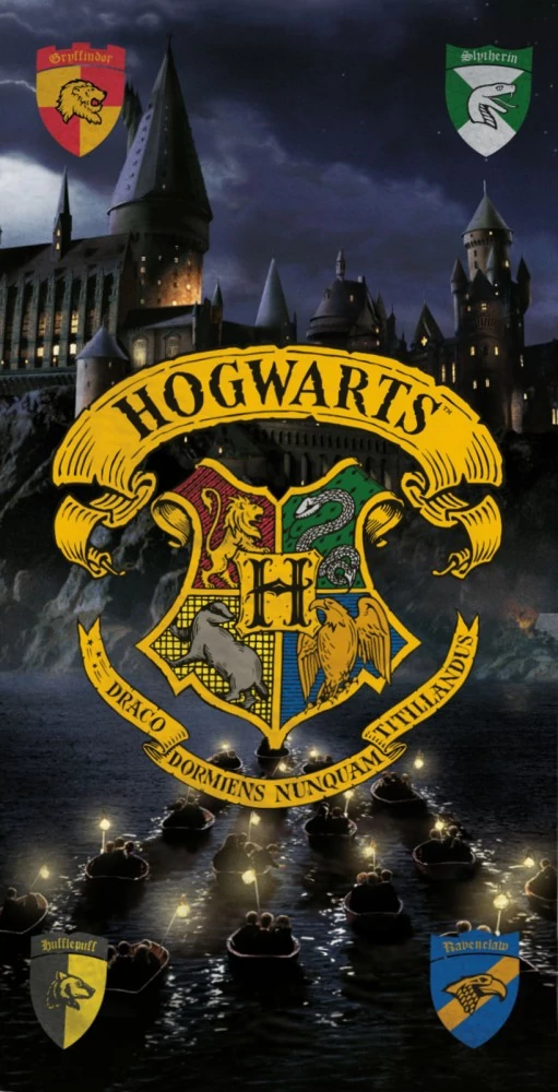 Harry Potter Sorting fürdőlepedő, strand törölköző 70x140cm