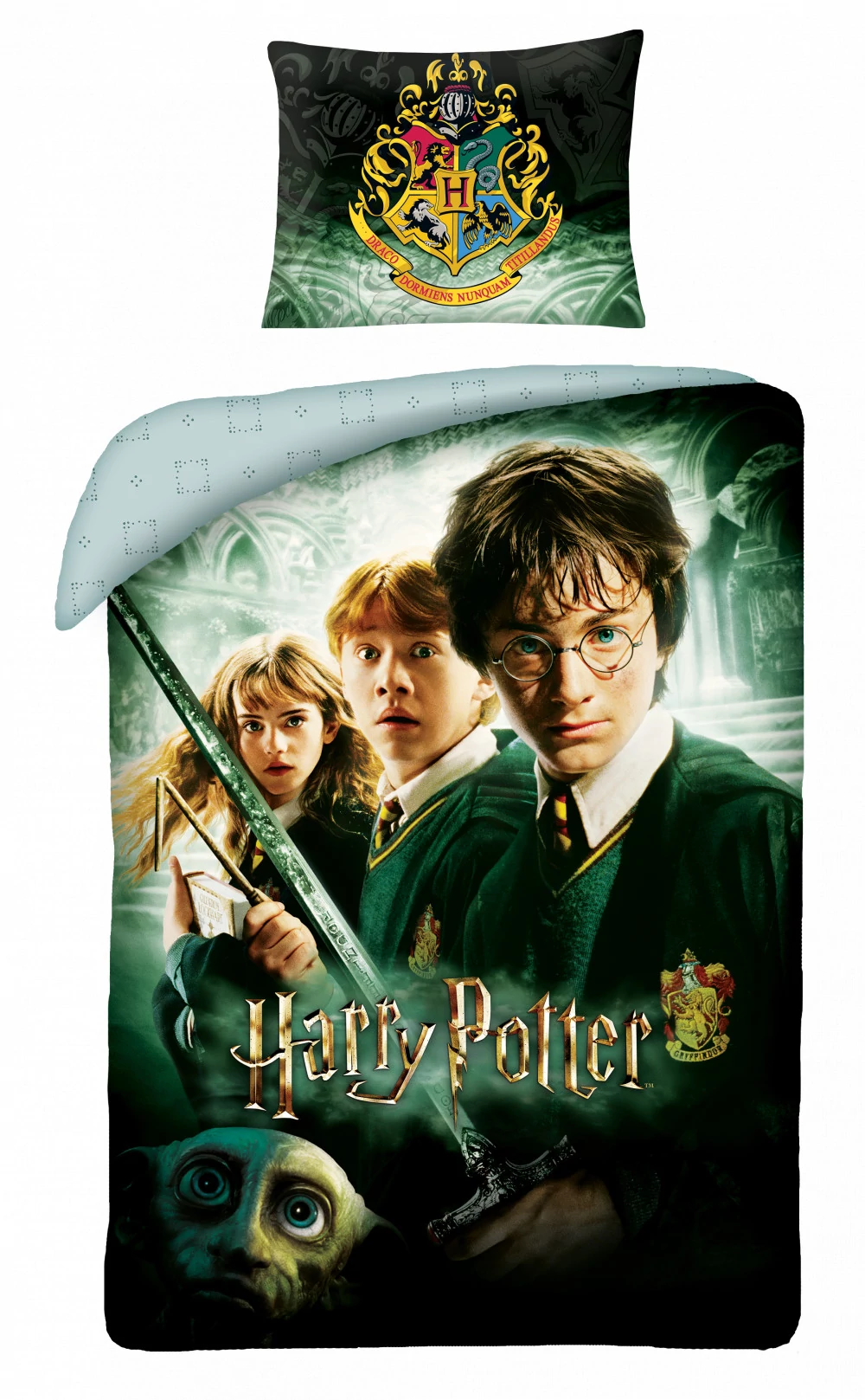 Harry Potter Team ágyneműhuzat 140×200cm, 70×90 cm
