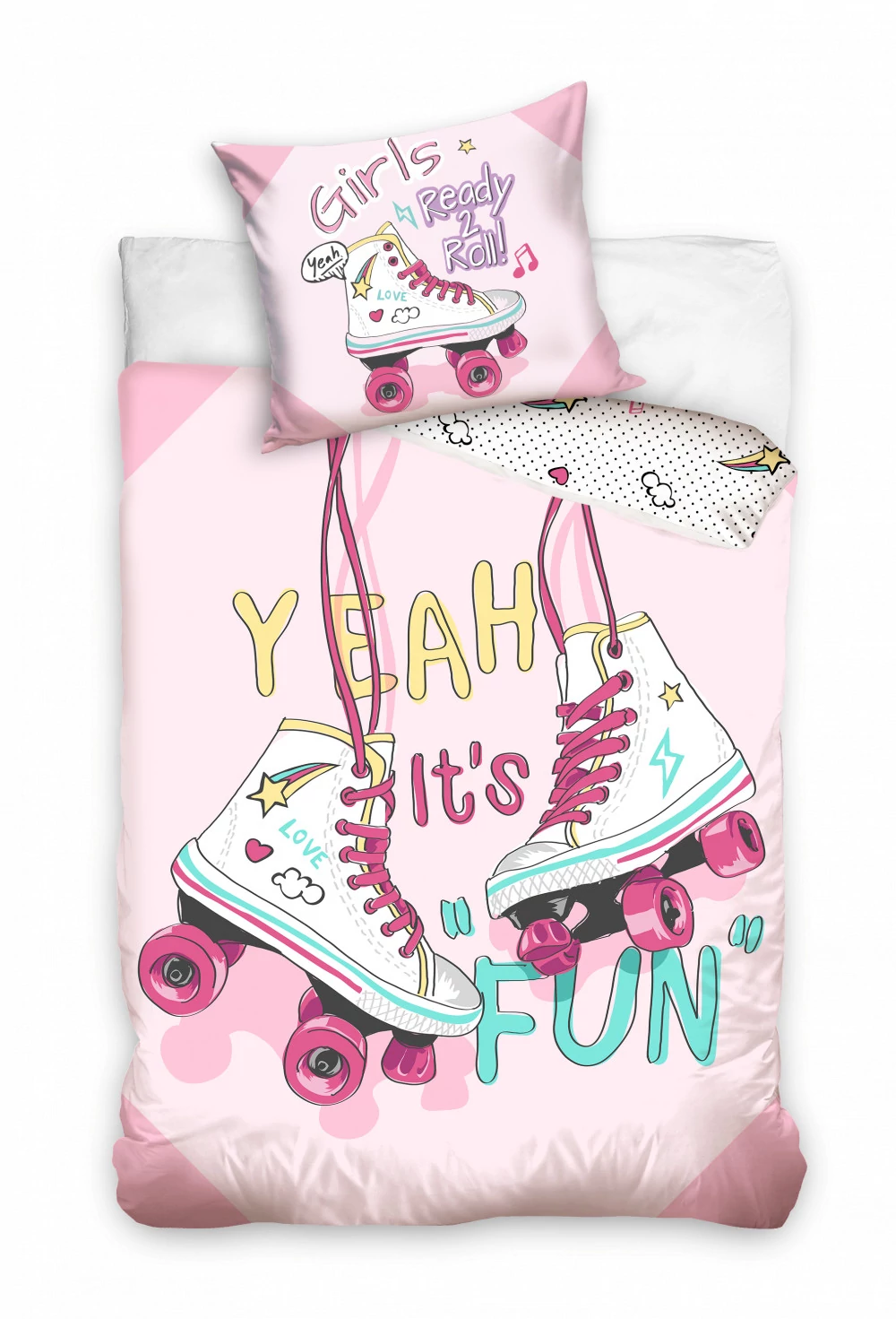 Görkorcsolya Fun ágyneműhuzat 160×200cm, 70×80 cm