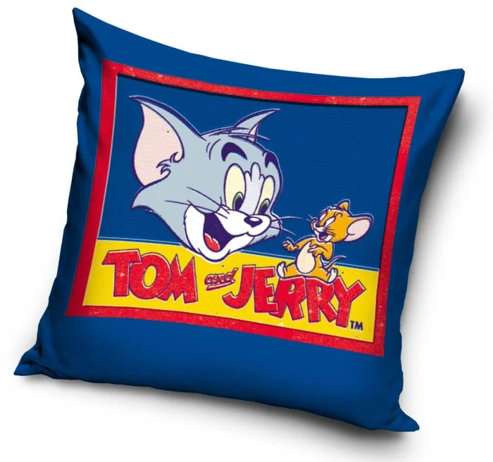 Tom és Jerry Fun párna, díszpárna 40 x 40 cm