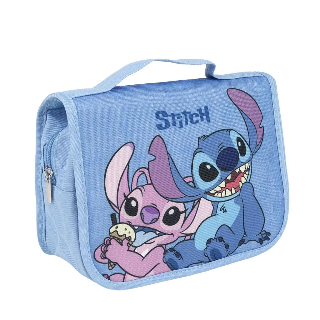 Disney Lilo és Stitch, A csillagkutya Ice Cream felakasztható, összehajtható piperetáska 25 cm
