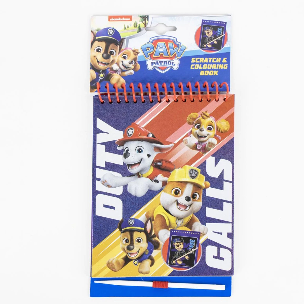 Mancs Őrjárat Duty Calls scratch képkarcoló és színező szett