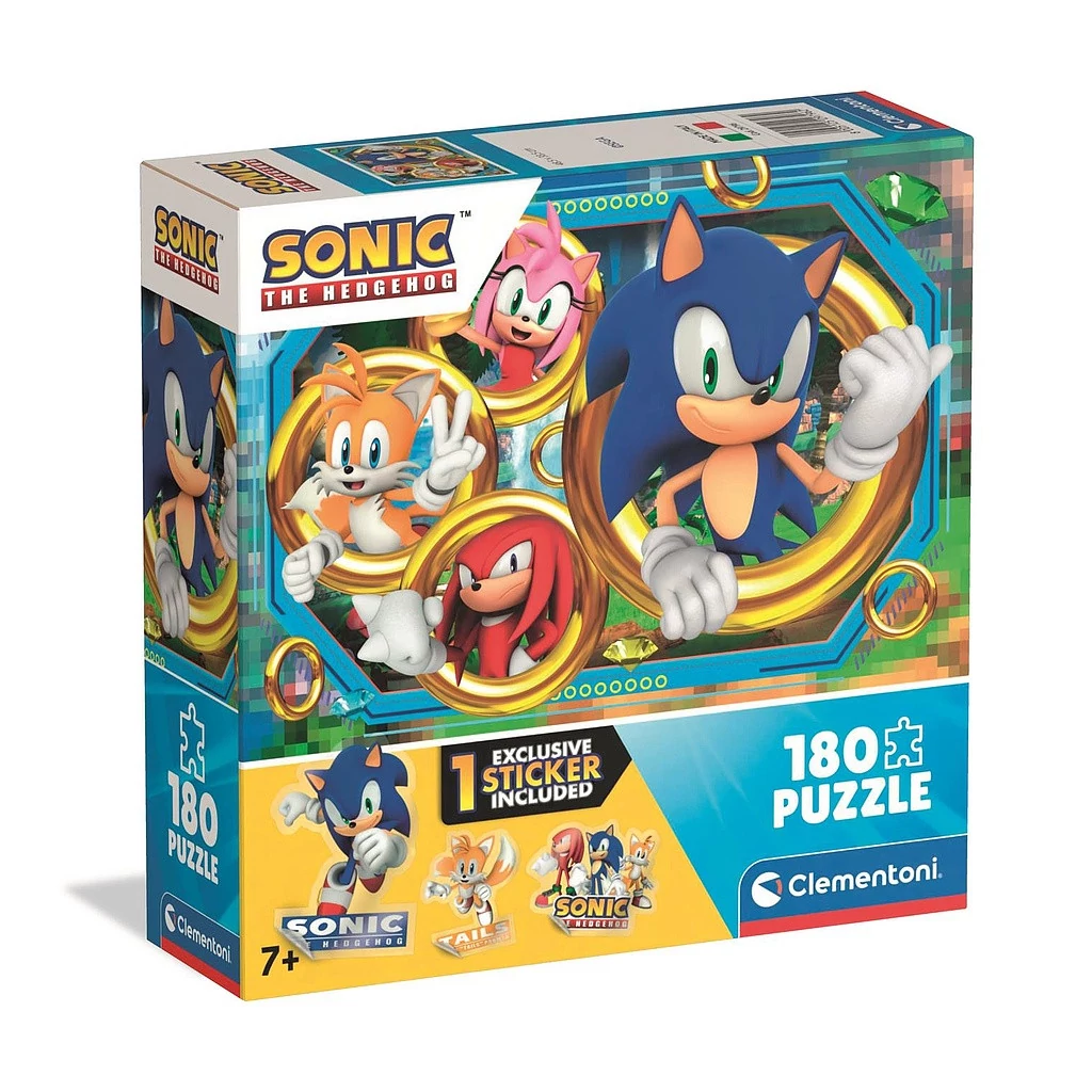 Sonic a sündisznó 180 db-os puzzle Clementoni